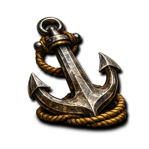 Anchor high pay symbol